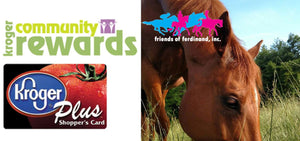 Shop at Kroger?  Link Your Kroger Plus Card to FFI and Help Feed the Horses!